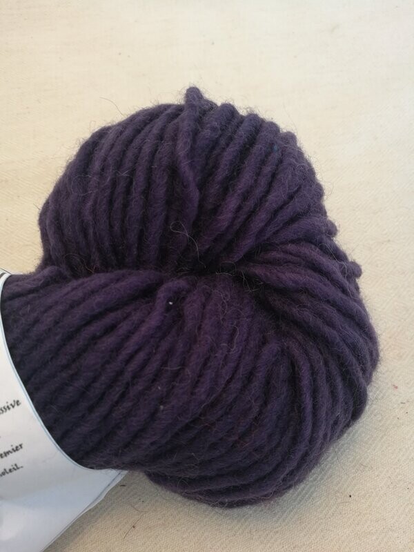 Laine épaisse  Bleu violet