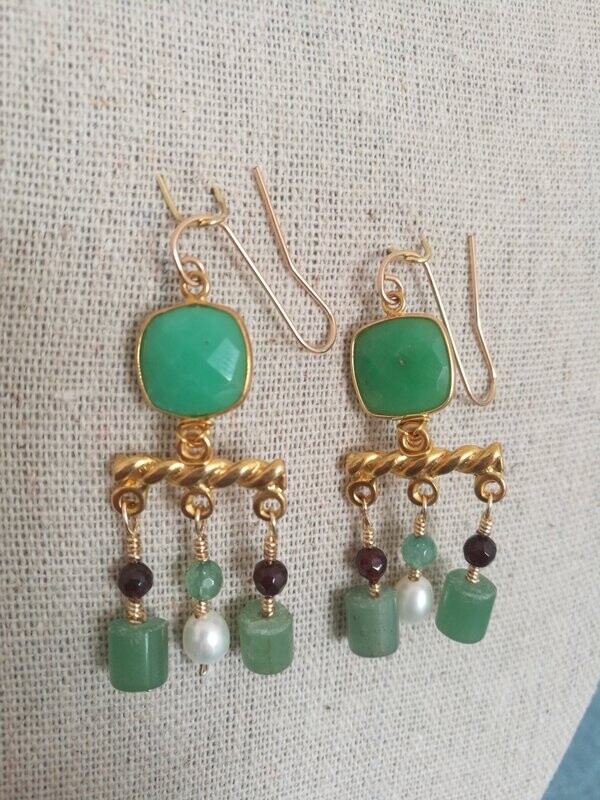 A Lugdunum, boucles à 3 pendants