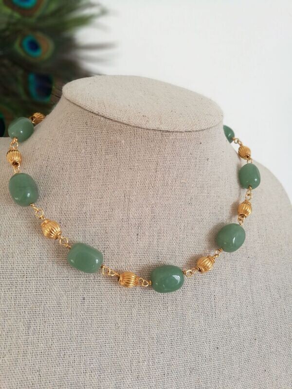 A Pompei (variation) Collier en Aventurine