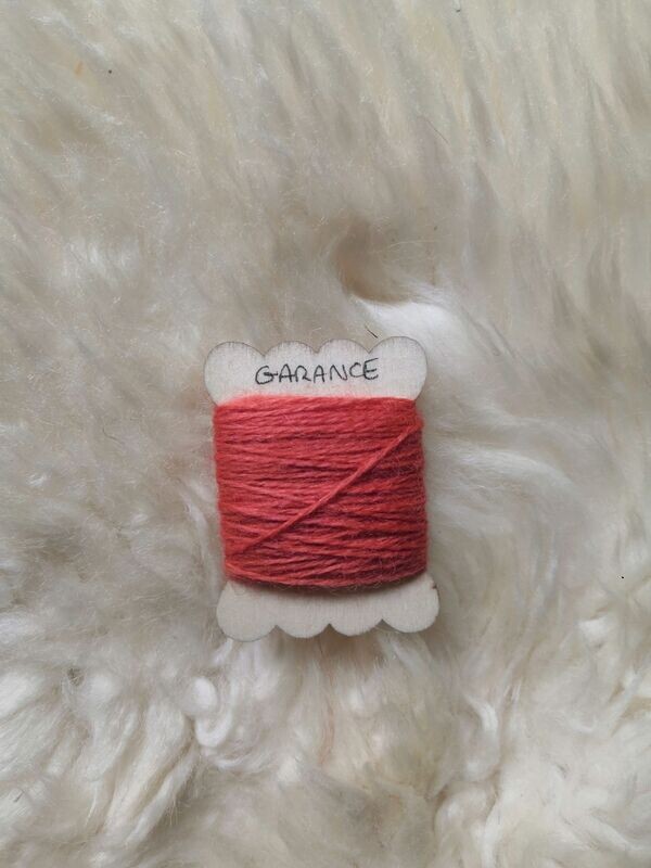 Fil de laine fin,  Corail / 04