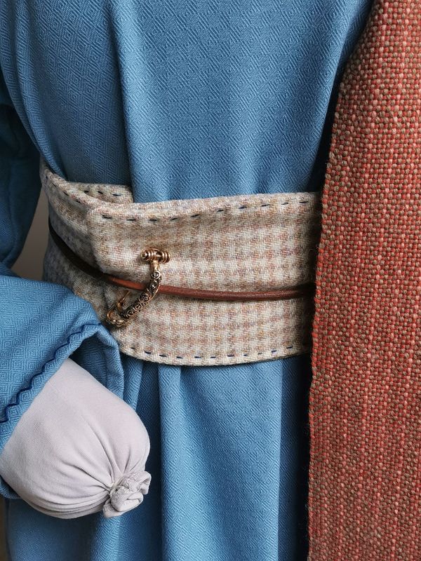 Ceinture large en tissu
