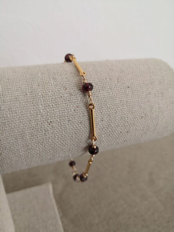 Collection D : bracelet en Grenats