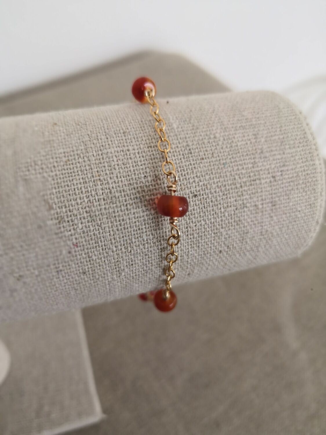 Collection D : bracelet en Cornaline