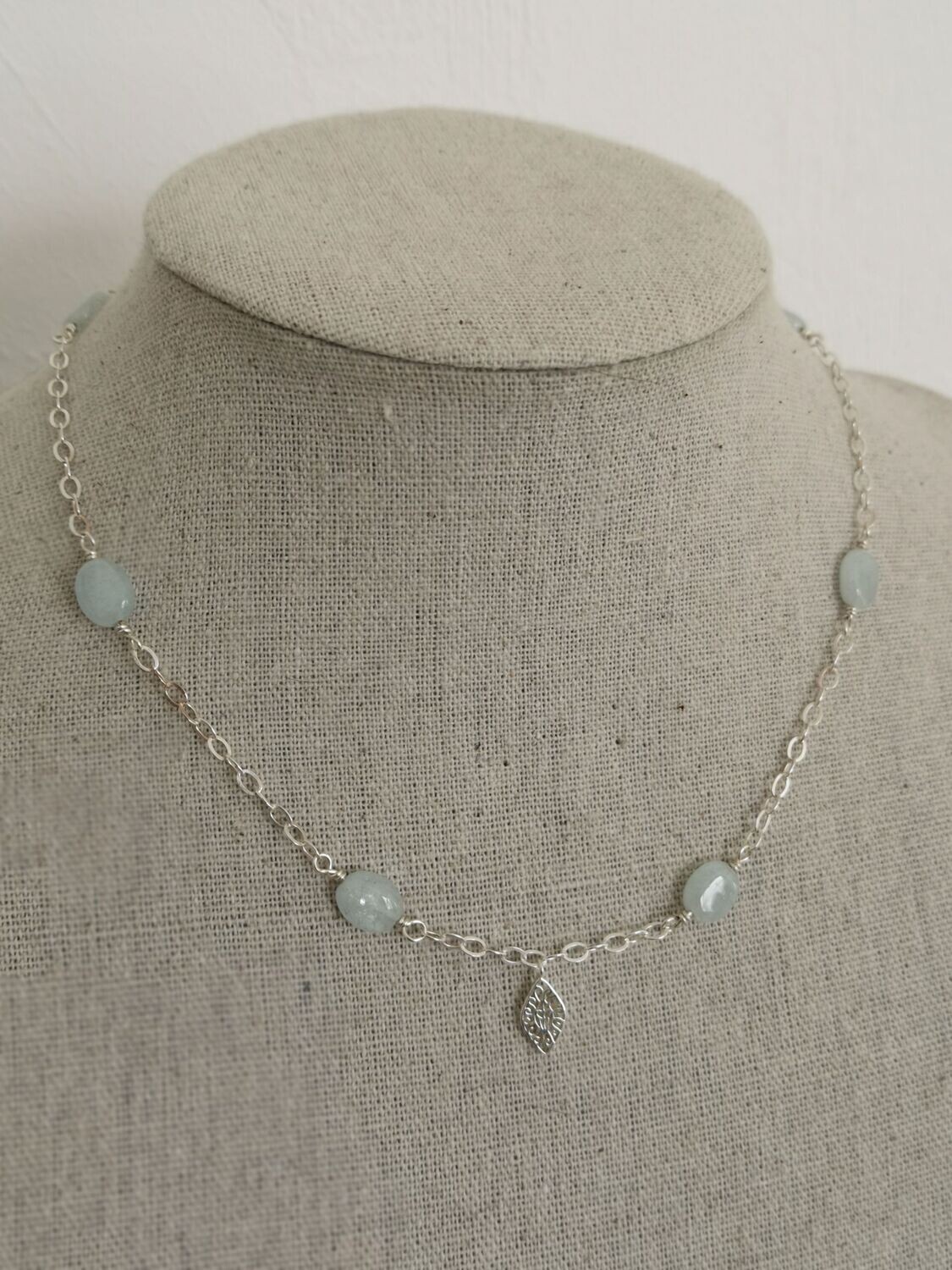 Collection D : Collier en Aigue-Marine