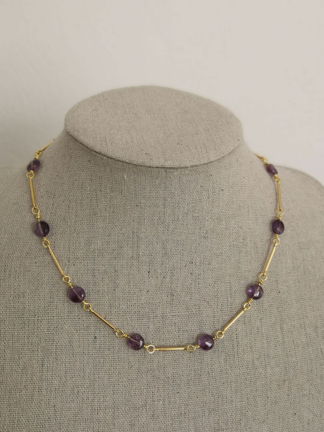 Collection D : collier en Améthyste