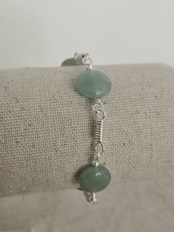 A Nemausus (variation), Bracelet maillons et Aventurine