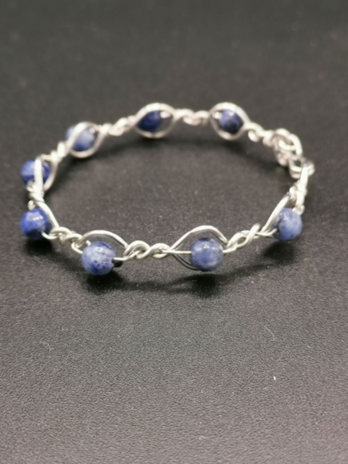 Bracelet enroulé avec Sodalite