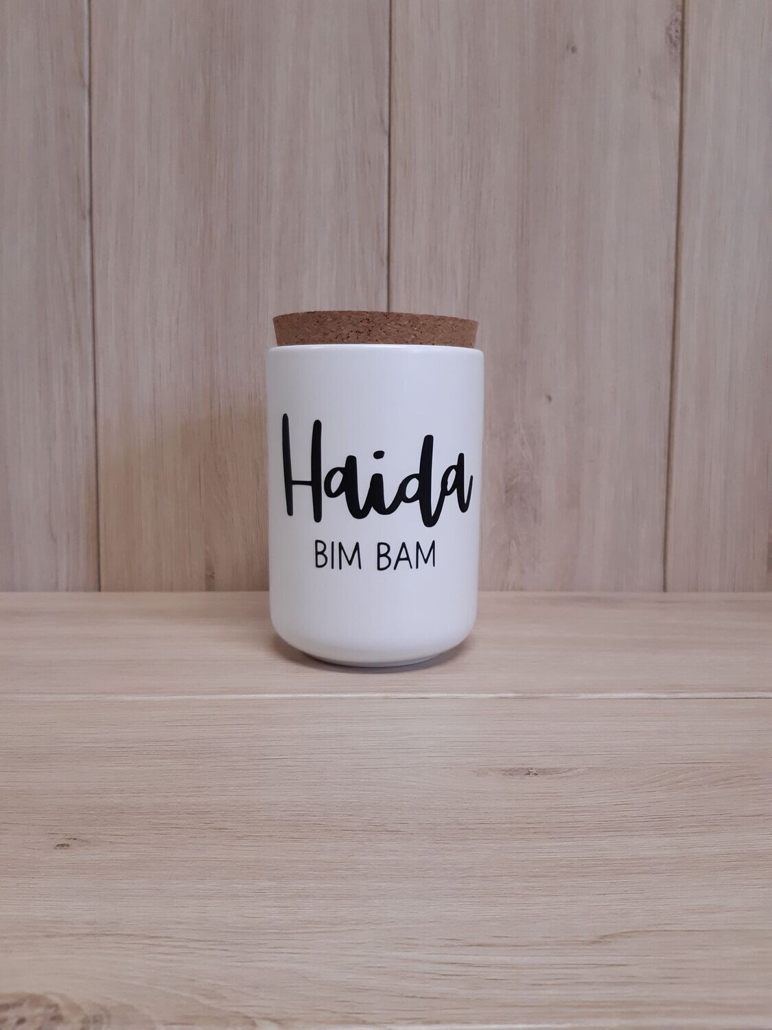 Vorratsdose Vorratsdose "Haida Bim Bam" weiß