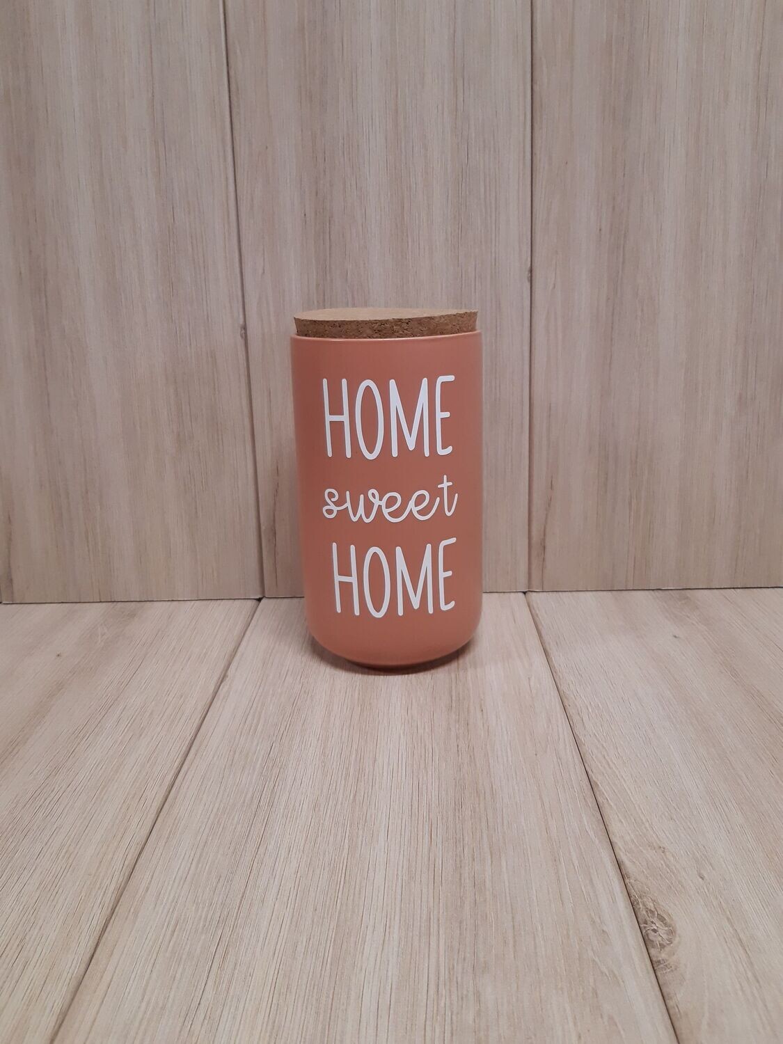 Vorratsdose Vorratsdose "Home sweet home" terracotta
