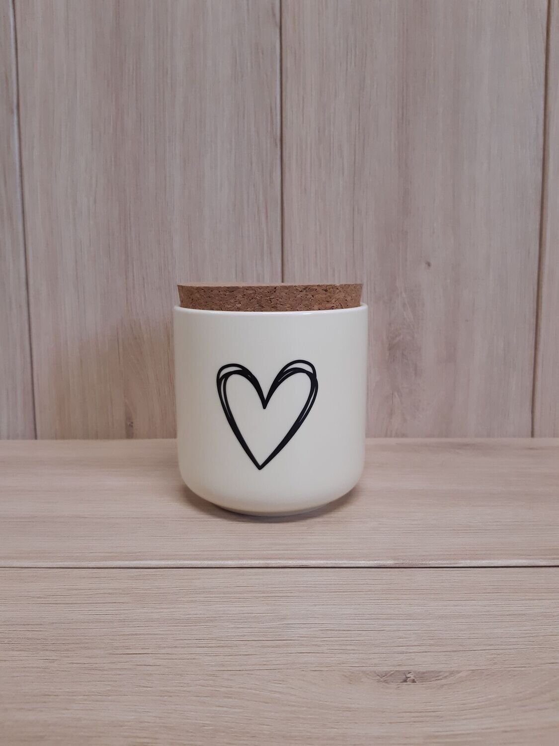 Vorratsdose Vorratsdose "Herz" vanille