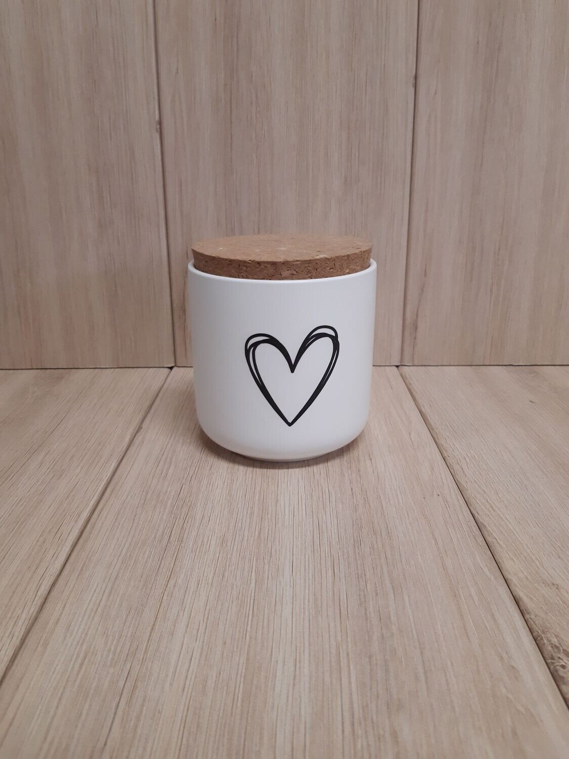 Vorratsdose Vorratsdose "Herz" weiß