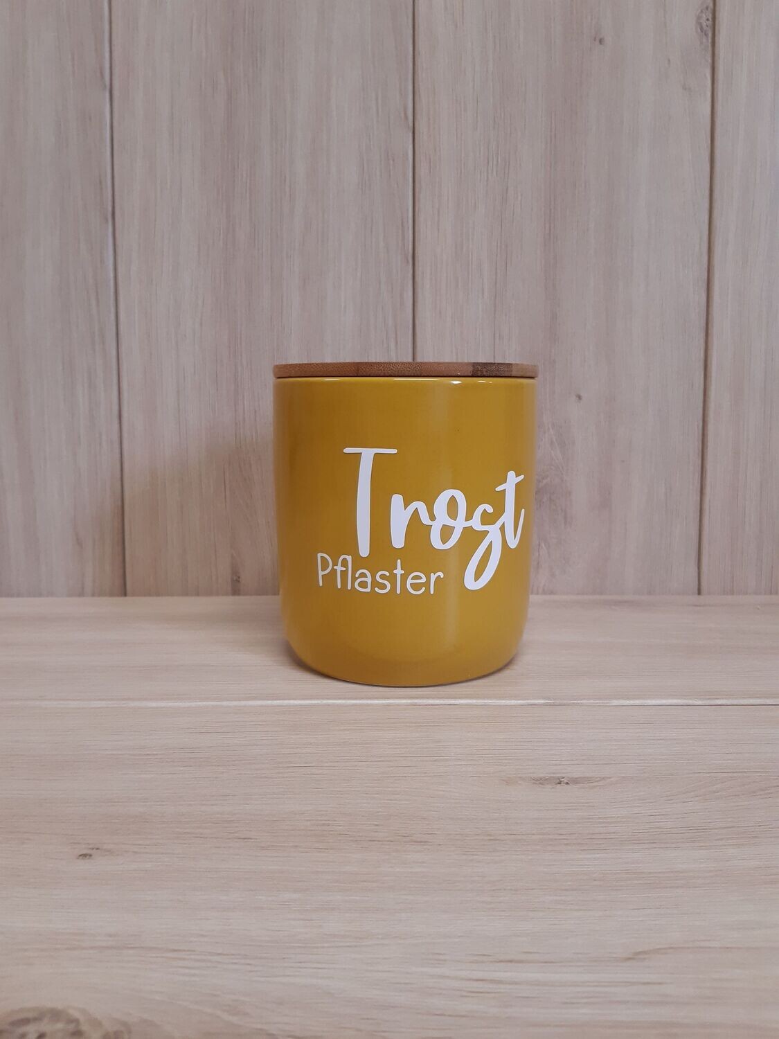 Vorratsdose Vorratsdose "Trostpflaster" senfgelb