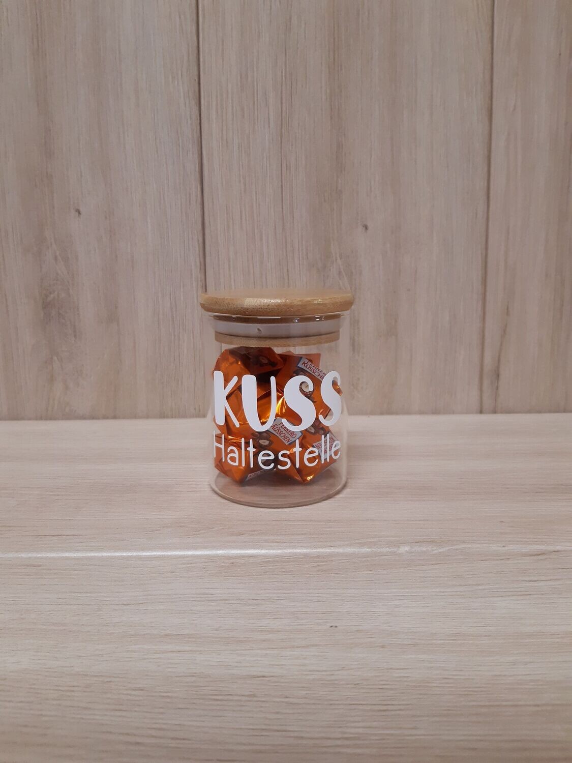 Vorratsglas Vorratsglas "Kusshaltestelle" - verschiedene Größen