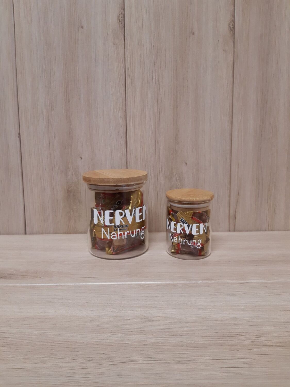 Vorratsglas Vorratsglas "Nervennahrung" - verschiedene Größen