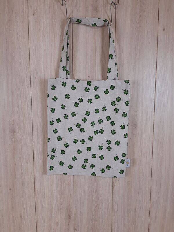 Stofftasche Kleeblätter