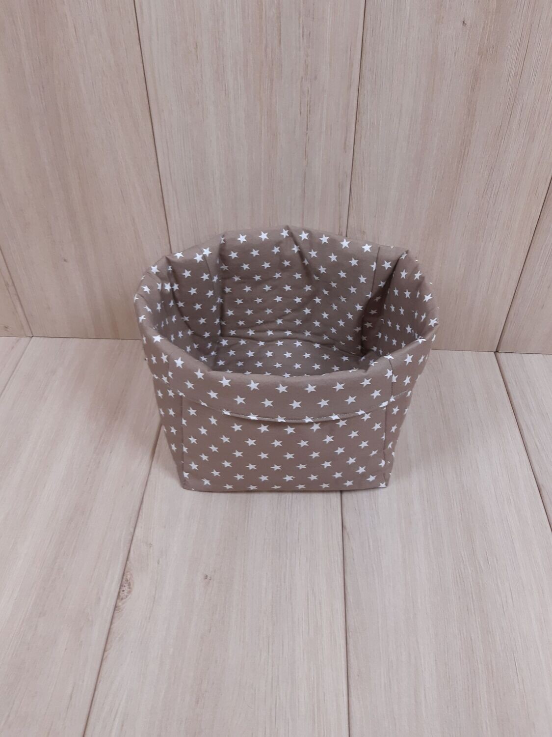 Stoffkorb Sterne taupe Stoffkorb Sterne taupe