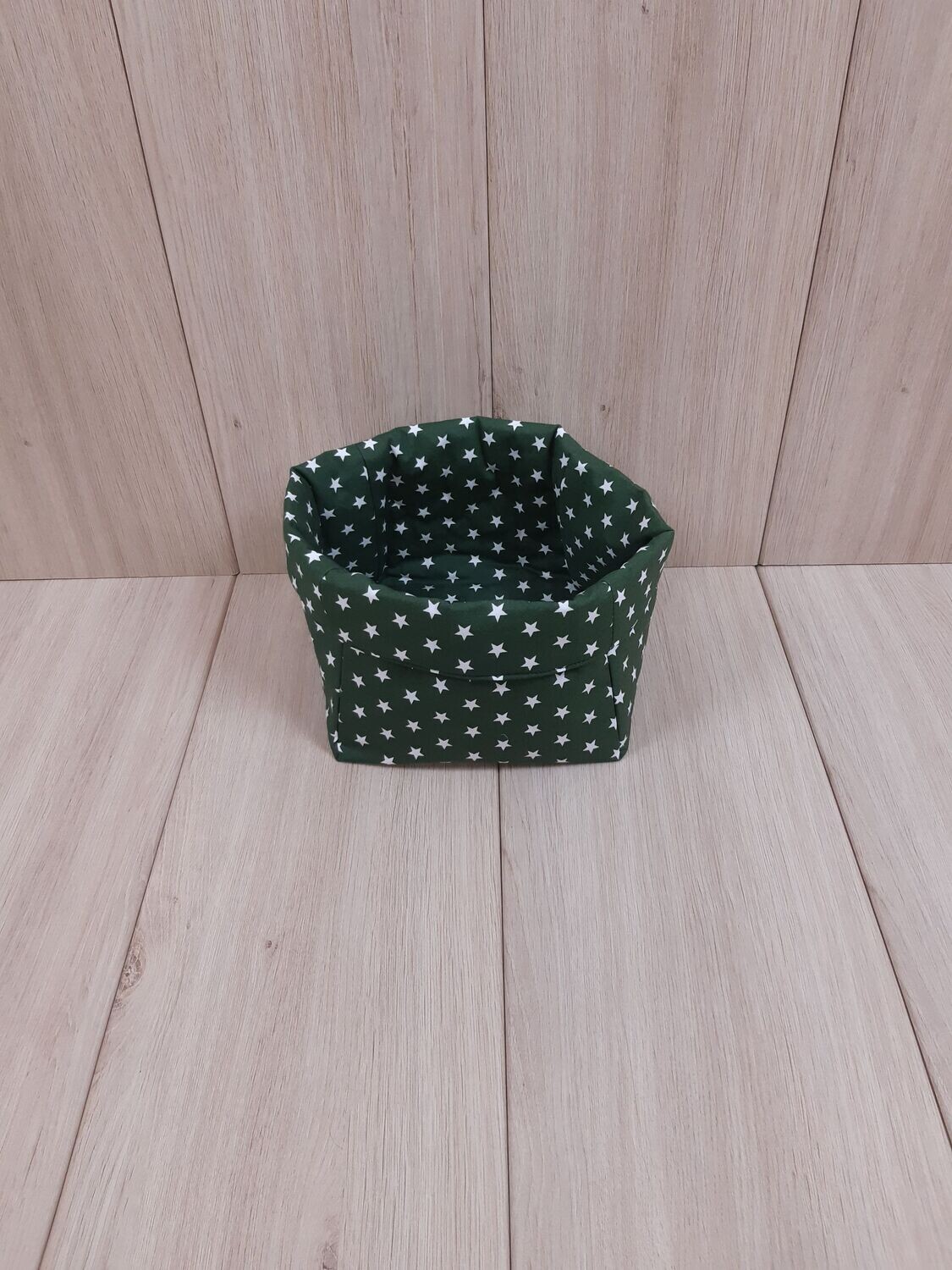 Stoffkorb Sterne dunkelgrün Stoffkorb Sterne dunkelgrün