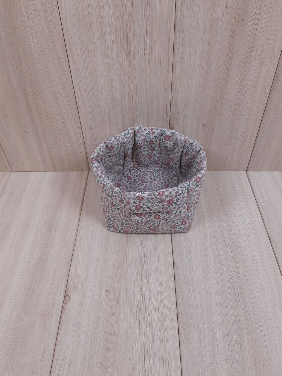 Stoffkorb Blümchen altrosa Stoffkorb Blümchen altrosa