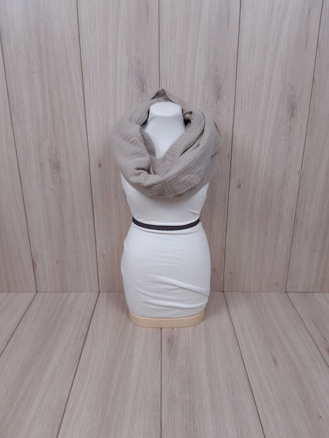 organic Musselin-Loop beige organic Musselin-Loop beige