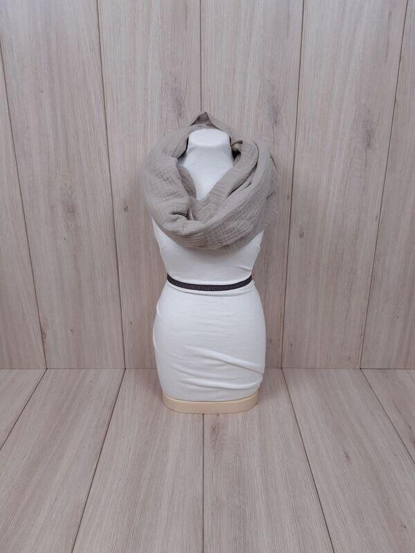 organic Musselin-Loop beige