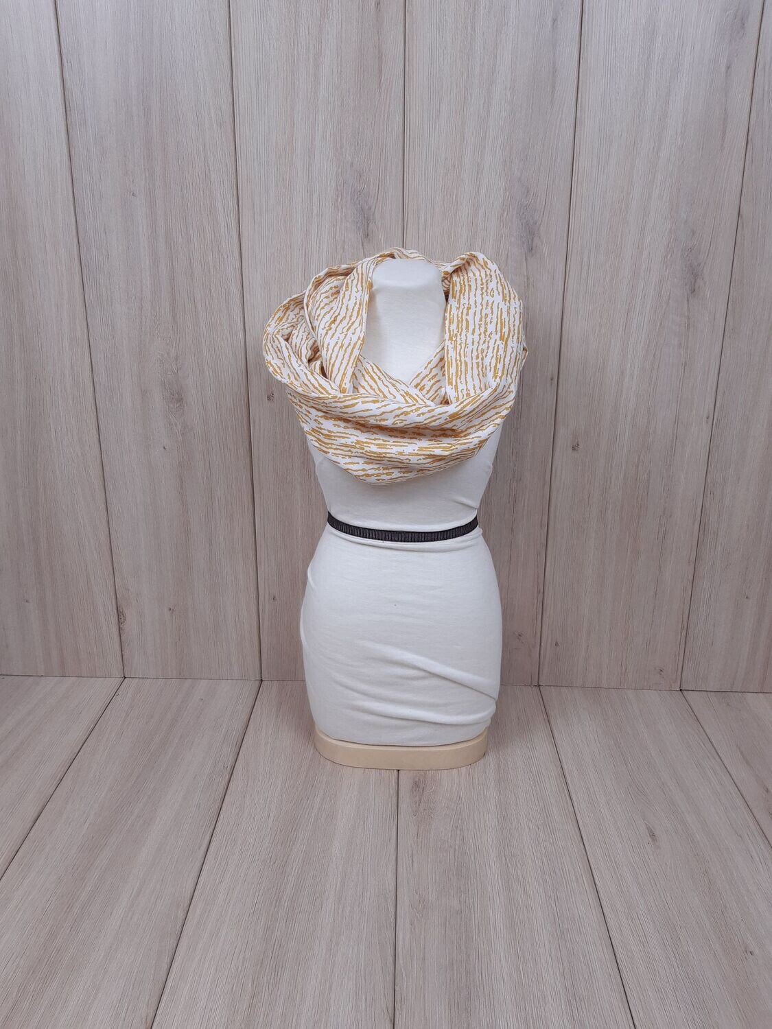 organic Musselin-Loop Stripes weiß/senfgelb organic Musselin-Loop Stripes weiß/senfgelb