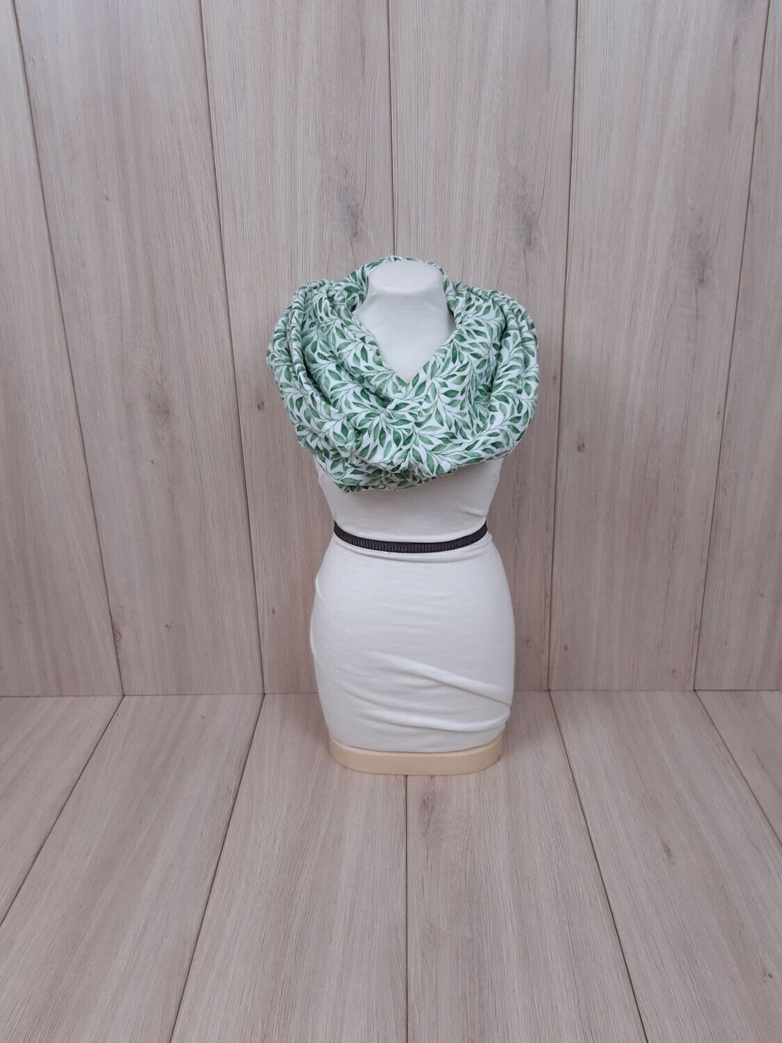 Musslin-Loop Blätter grün