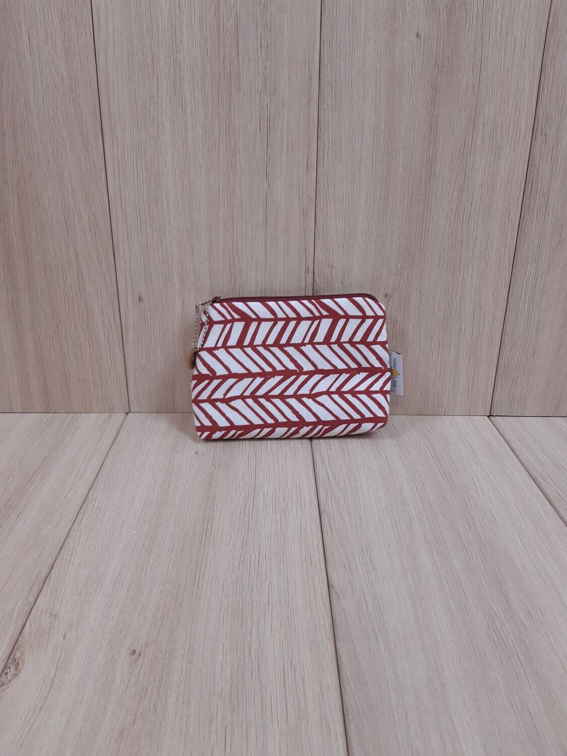 Täschle Fischgrät weinrot - M Täschle Fischgrät weinrot - M