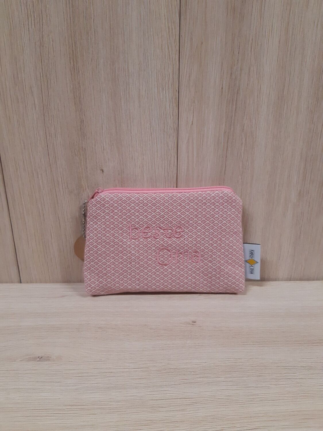 Täschle Täschle "beste Oma" - altrosa - S