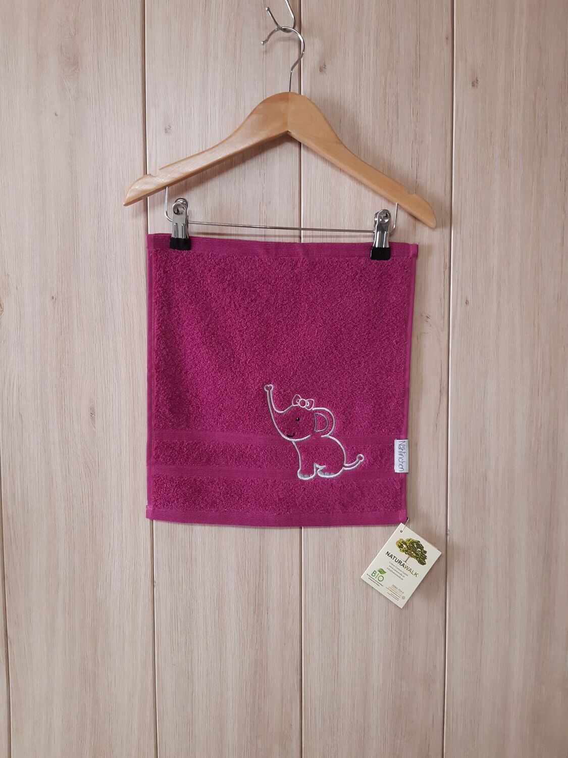 organic Handtuch Babyfant - beere