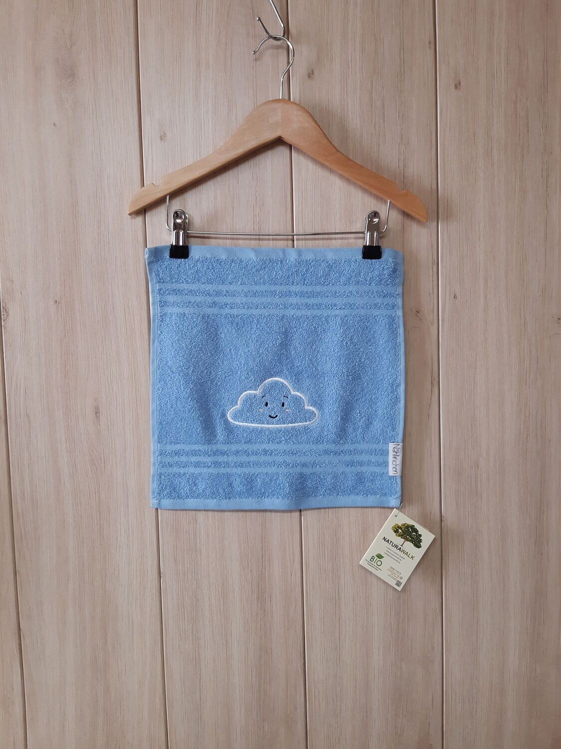 organic Handtuch Wolke - hellblau