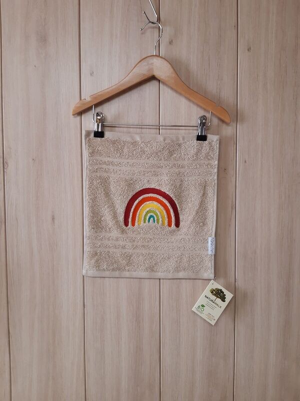 organic Handtuch Regenbogen - beige organic Handtuch Regenbogen - beige