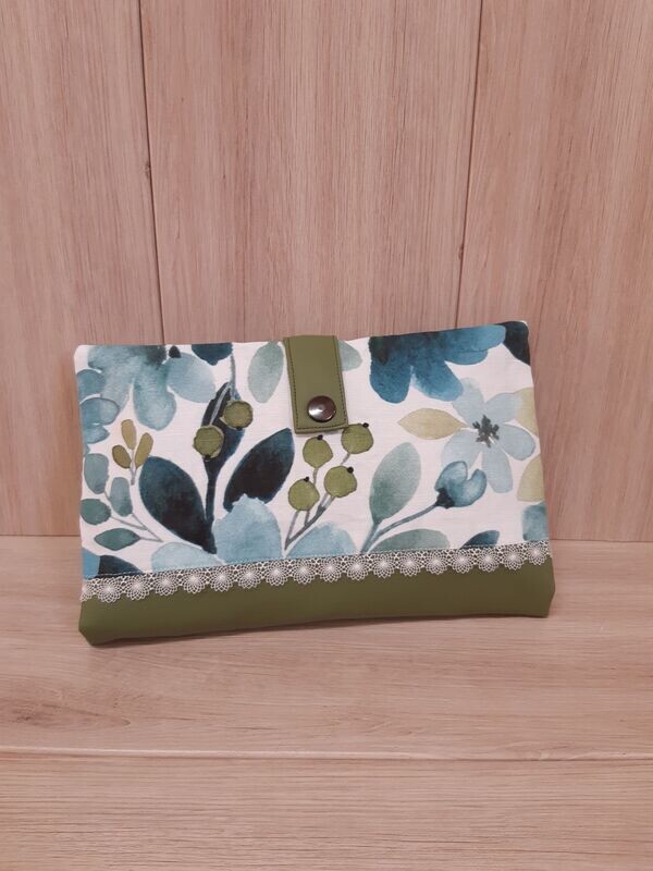 Windeltasche Blumen petrol Windeltasche Blumen petrol