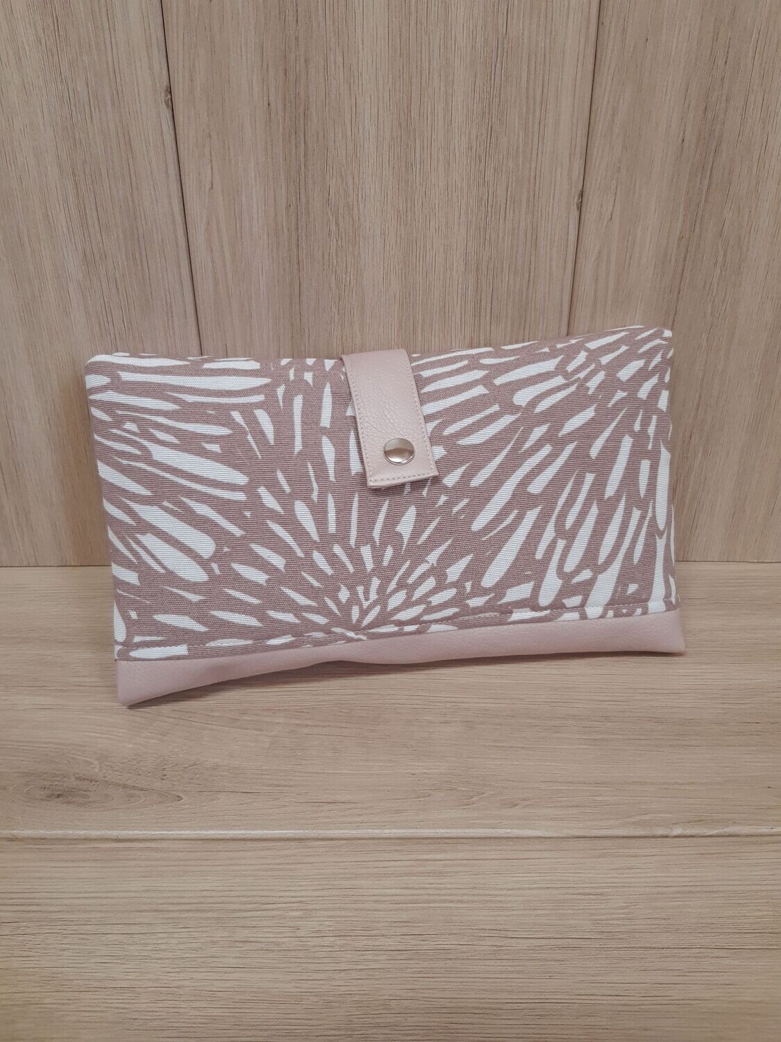 Windeltasche Blumen altrosa