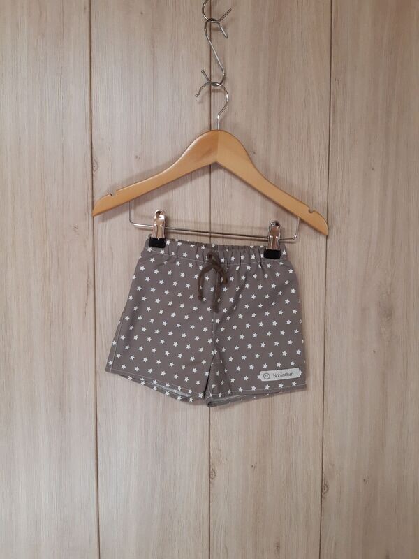 Shorts Sterne taupe - Größe 68 Shorts Sterne taupe - Größe 68