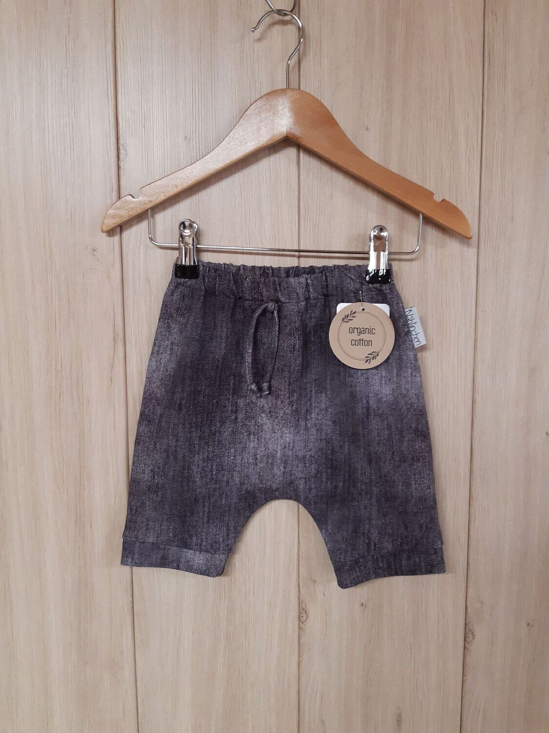 kurzer organic Jogger jeans graubraun - verschiedene Größen
