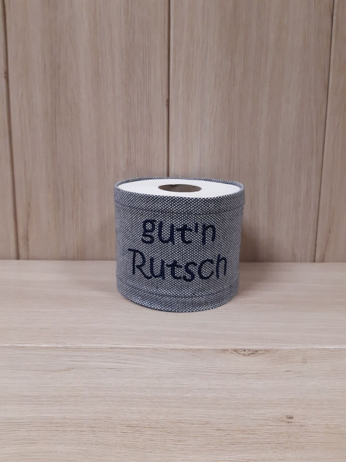 Klopapierrolle "gutn Rutsch" marine