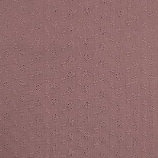 0,5m Musselin mit Lochstickerei mauve