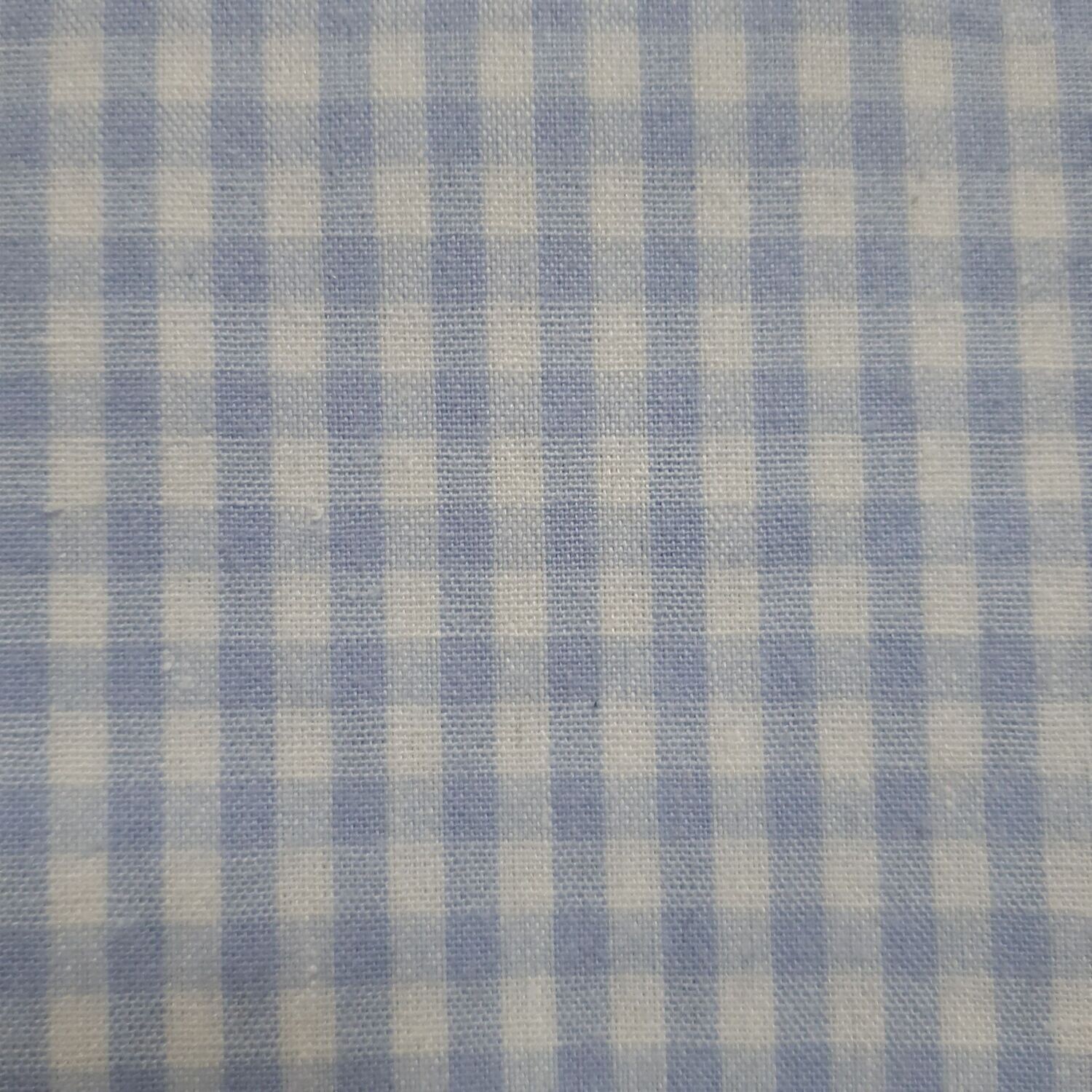 0,6m Baumwollstoff Webkaro hellblau 0,6m Baumwollstoff Webkaro hellblau