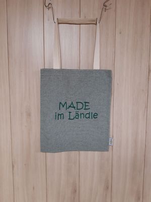 Stofftasche Stofftasche "Made im Ländle" grün