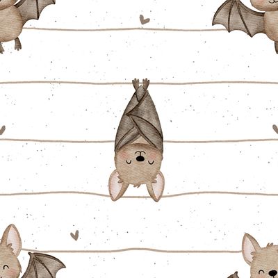 Vorbestellung Meterware - Fledermaus
