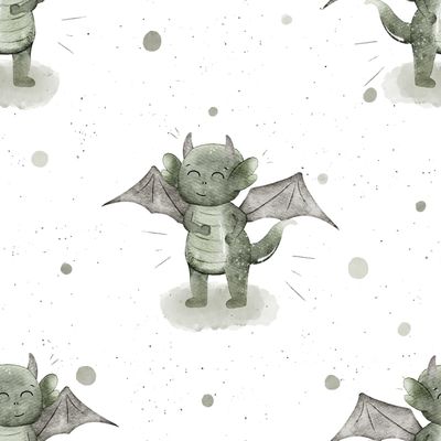 Vorbestellung Meterware - Drache