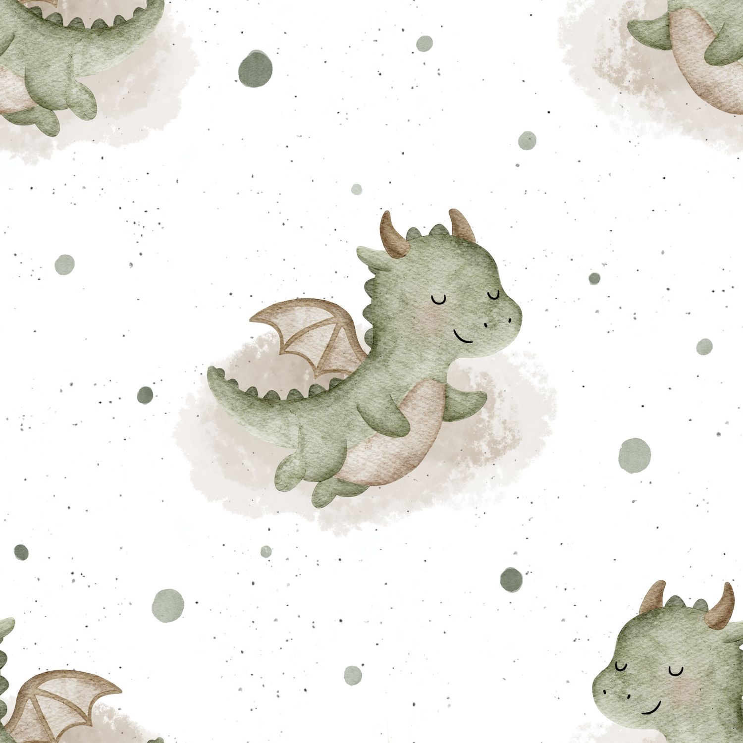 Vorbestellung Meterware - Mini Drache Vorbestellung Meterware - Mini Drache