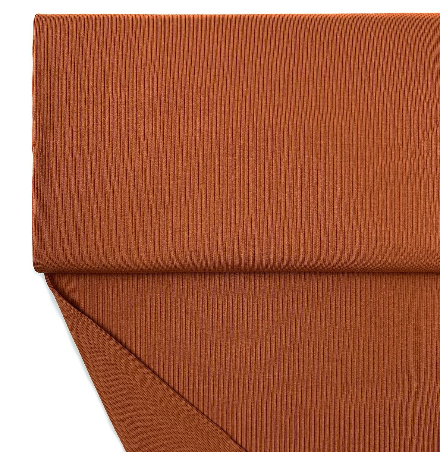Lillestoff Bio Rib-Jersey - caramel