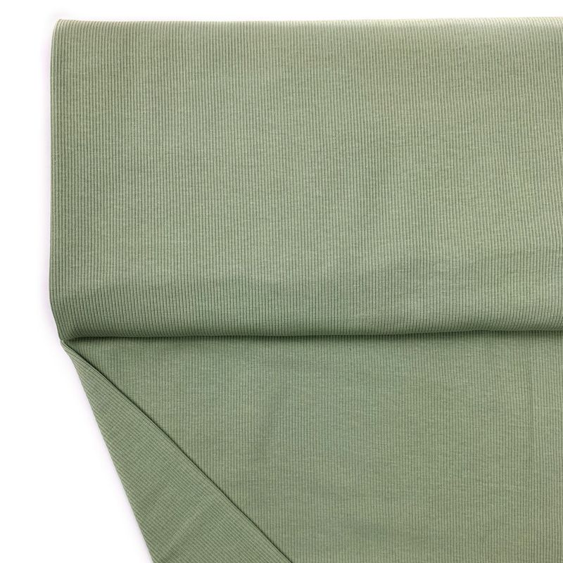 Lillestoff Bio Rib-Jersey - nebelgrün Lillestoff Bio Rib-Jersey - nebelgrün