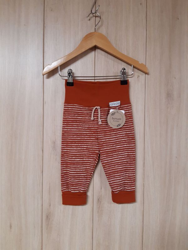 Pumphose Stripes rost - Größe 74 Pumphose Stripes rost - Größe 74