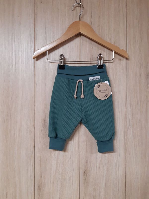 Pumphose Waffelstrick dunkles altmint - verschiedene Größen Pumphose Waffelstrick dunkles altmint - verschiedene Größen