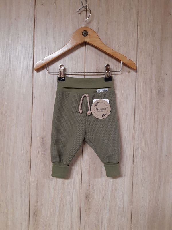 Pumphose Waffelstrick oliv - verschiedene Größen Pumphose Waffelstrick oliv - verschiedene Größen