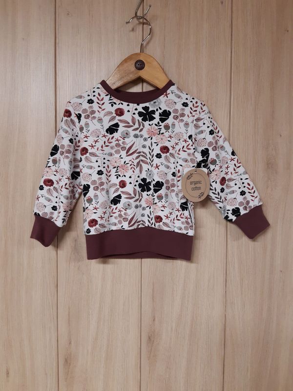Sweater Blumen beere - verschiedene Größen Sweater Blumen beere - verschiedene Größen