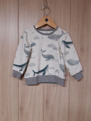 Sweater Wale mint- verschiedene Größen Sweater Wale mint- verschiedene Größen