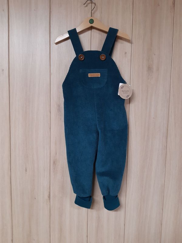 Cord-Latzhose petrol - Größe 92 Cord-Latzhose petrol - Größe 92